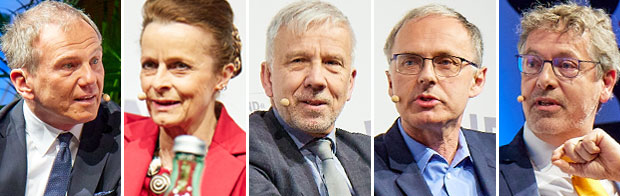 Armin Wolf, Christine Dornaus, Ulrich Kaffarnik, Thomas Schüßler und Philipp Vorndran Armin Wolf, Christine Dornaus, Ulrich Kaffarnik, Thomas Schüßler und Philipp Vorndran