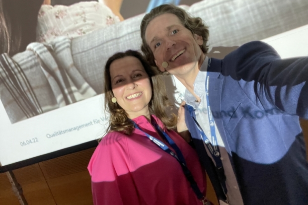 Ulrike Boeck mit Markus Ernst
