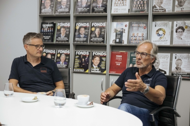 Reinhard Magg, Finanzadmin, und Hans-J&uuml;rgen Bretzke, Fondskonzept (v.l.n.r.)