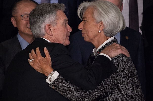 Fed-Chef Jerome Powell und EZB-Präsidentin Christine Lagarde