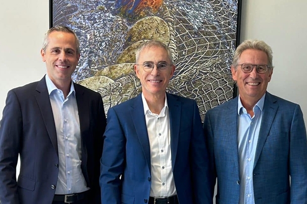 v.l.n.r.: Joël Schüepp (Cinerius), Markus Linnert (Nordlux), Norbert Lersch (GSLP) v.l.n.r.: Joël Schüepp (Cinerius), Markus Linnert (Nordlux), Norbert Lersch (GSLP)