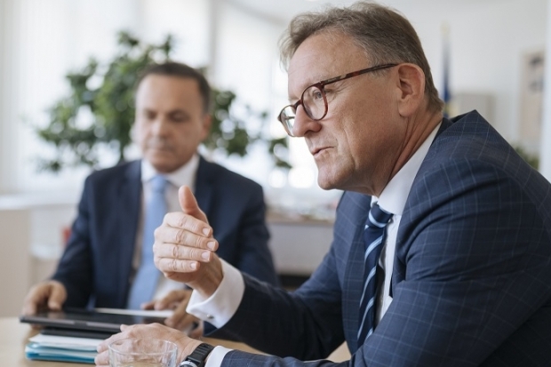 Eduard M&uuml;ller (links) und Helmut Ettl, FMA