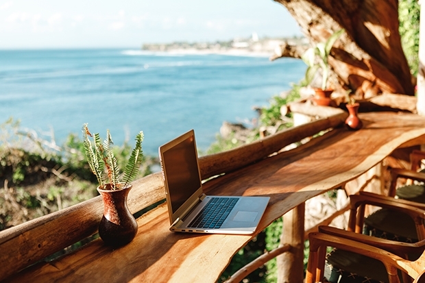 Homeoffice am Meer