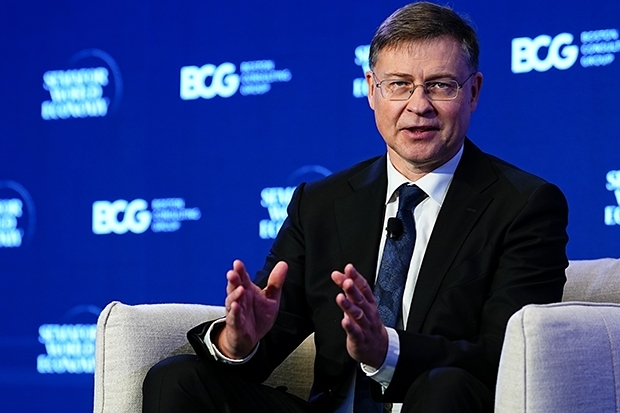 Valdis Dombrovskis, EU-Kommissar Valdis Dombrovskis, EU-Kommissar