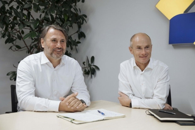 Alp Dalkilic (l.) und Wolfgang Strobel