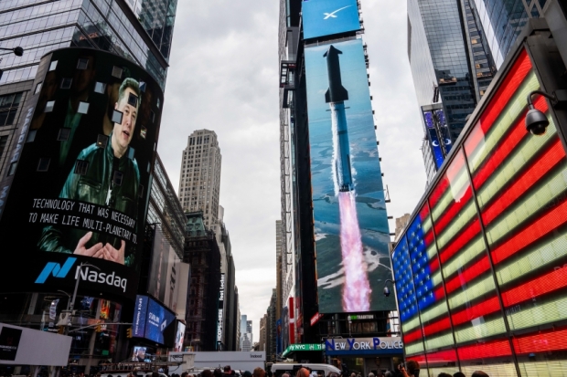 SpaceX-Börsengang in New York SpaceX-Börsengang in New York