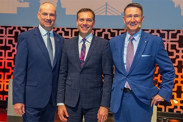 Hubert Bereuter, Christoph Kirchmair, Harald Pankowski (v. l. n. r.)