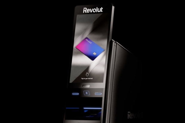 Geldautomat von Revolut