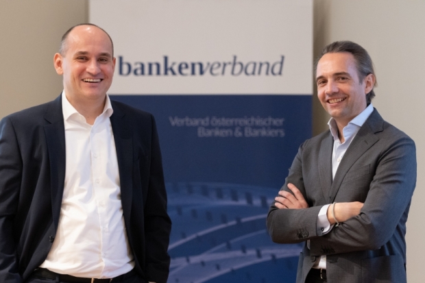 Enver Sirucic, Bankenverband und Bawag Group, und Gerald Resch, Bankenverband