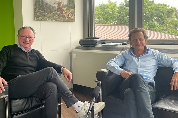 Thomas Richter, BVI (re.), und Joachim Nareike
