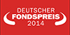 Deutscher Fondspreis 2014 in der Kategorie "Mischfonds ausgewogen"