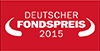 Deutscher Fondspreis 2015 in der Kategorie "Mischfonds Global flexibel"