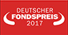 Deutscher Fondspreis 2017 in der Kategorie "Aktienfonds Deutschland"