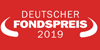 Deutscher Fondspreis 2019 in der Kategorie "Mischfonds Global flexibel"